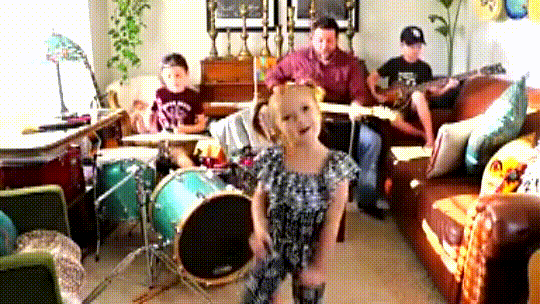 3 Talented Children Cover “Come Together” With Their Dad